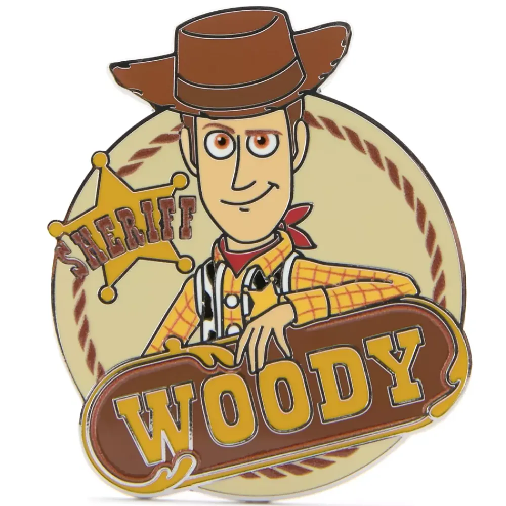 Discount Disney Store Pin's Woody, Toy Story