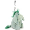 Discount Disney Store Porte-clés petite peluche Bourriquet verte, Winnie l'Ourson, 16 cm