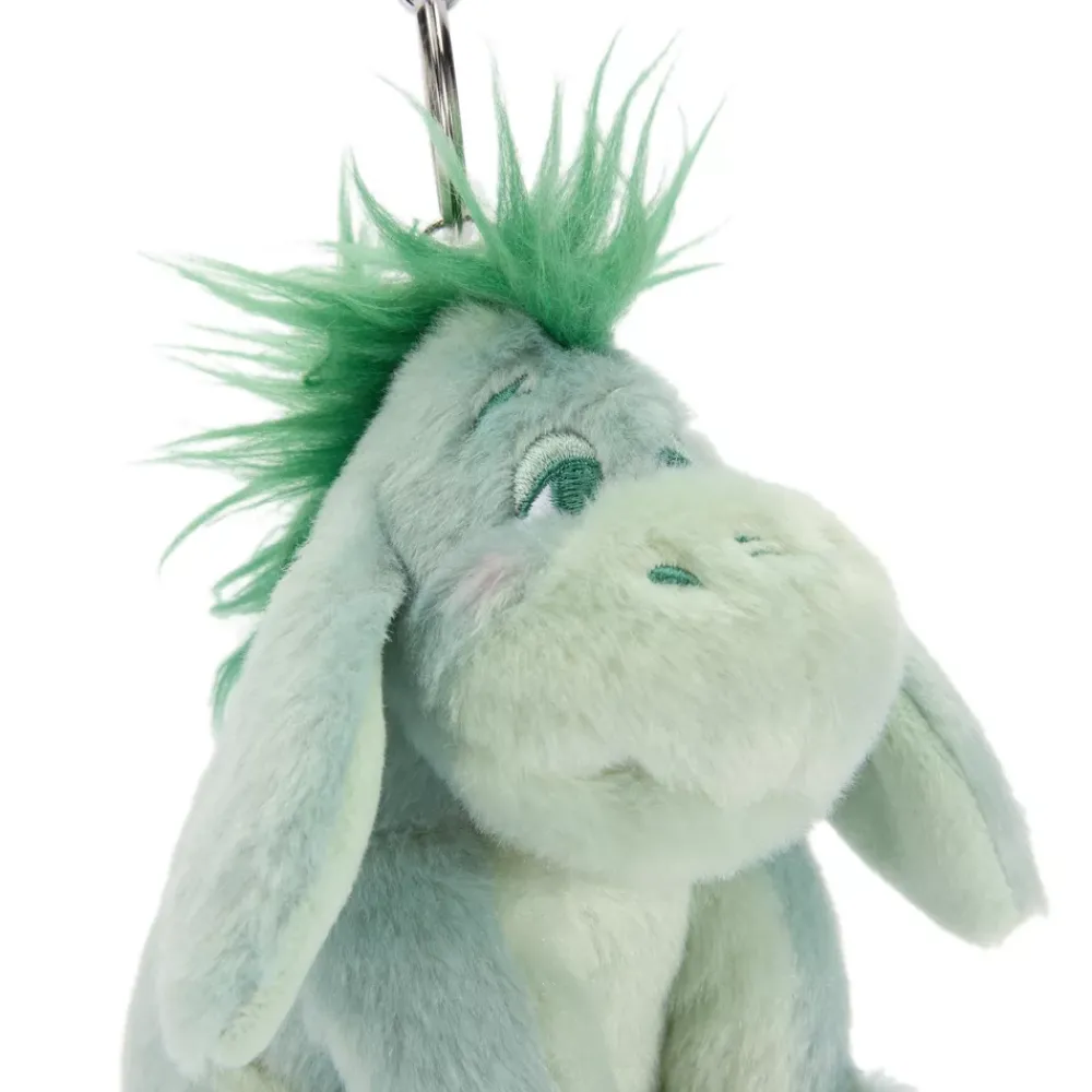 Discount Disney Store Porte-clés petite peluche Bourriquet verte, Winnie l'Ourson, 16 cm