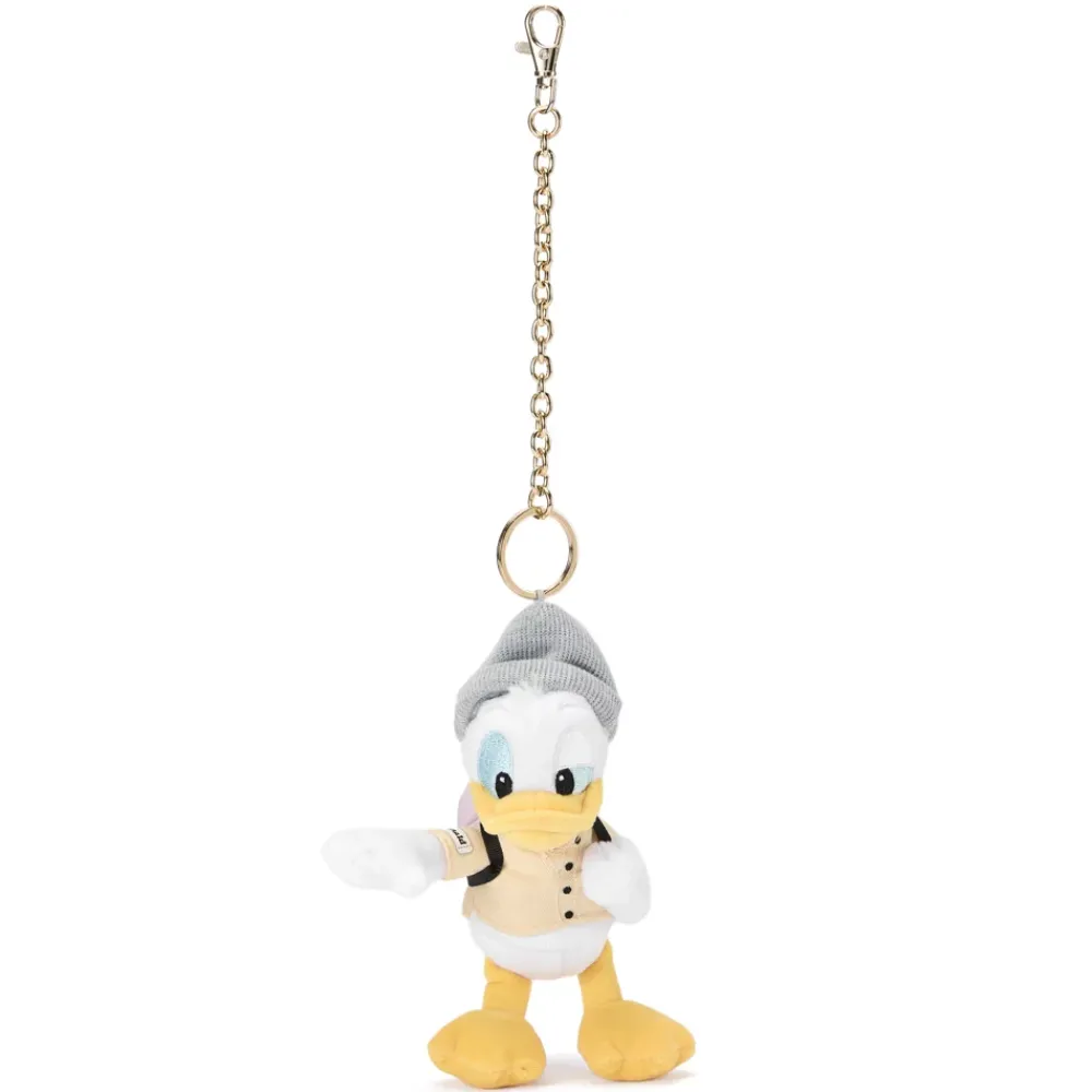 Disney Store Porte-clés petite peluche Donald Duck au camping – 20 cm