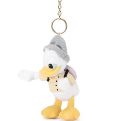 Disney Store Porte-clés petite peluche Donald Duck au camping – 20 cm