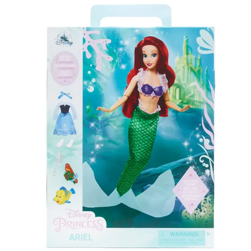 New Disney Store Poupée Ariel Disney Story, La Petite Sirène