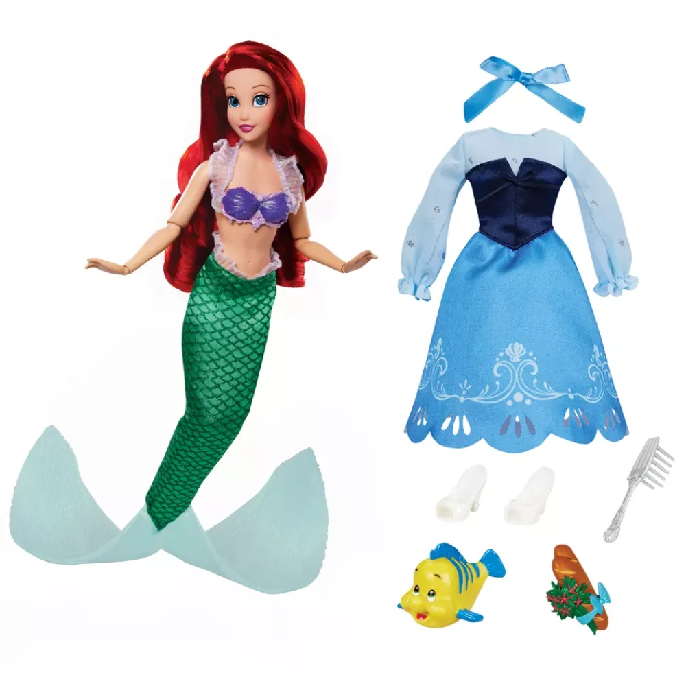 New Disney Store Poupée Ariel Disney Story, La Petite Sirène