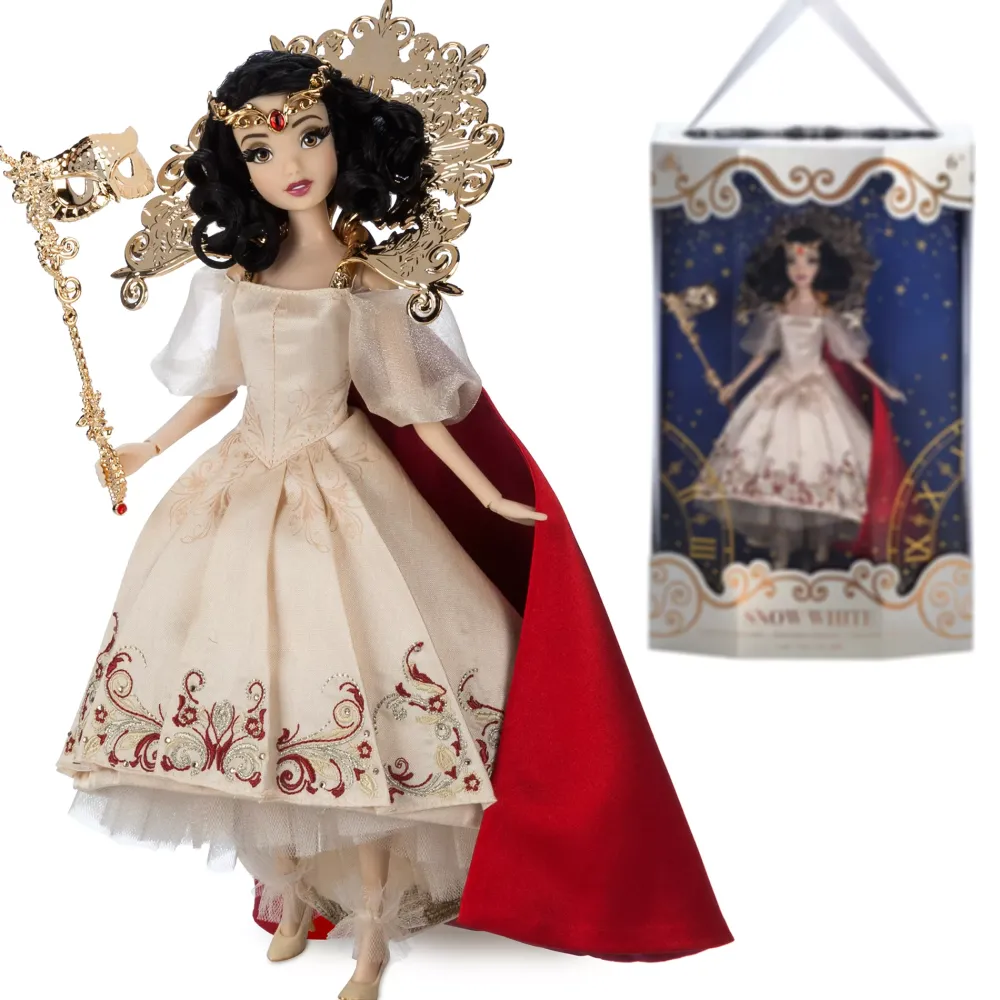 Best Disney Store Poupée Blanche Neige Fashionably Late Midnight Masquerade Series Disney Designer Collection en édition limitée, Blanche Neige et les Sept Nains