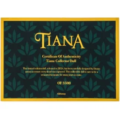 Online Disney Store Poupée Tiana en édition limitée, Tiana's Bayou Adventure