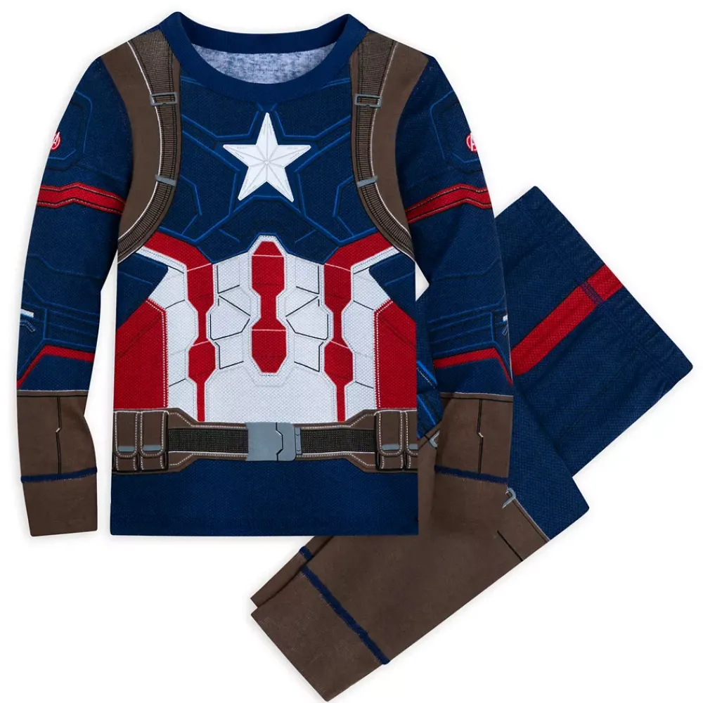 Hot Disney Store Pyjama déguisement Captain America pour enfants