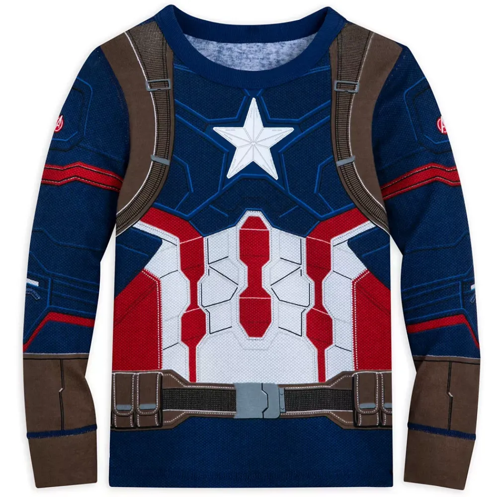 Hot Disney Store Pyjama déguisement Captain America pour enfants