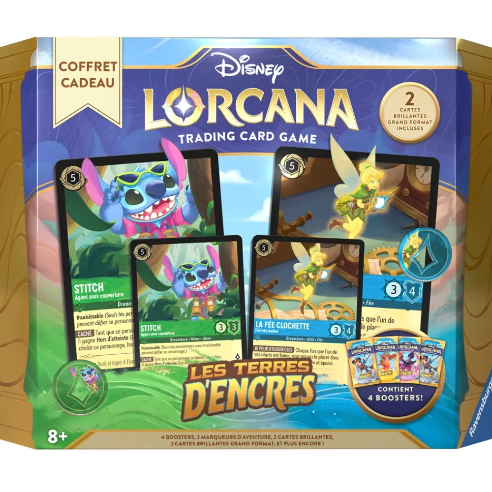 Best Disney Store Ravensburger Coffret cadeau série nº 3, jeu de cartes à collectionner Disney Lorcana