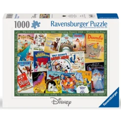 Disney Store Ravensburger Puzzle Affiches de film Disney vintages 1 000 pièces
