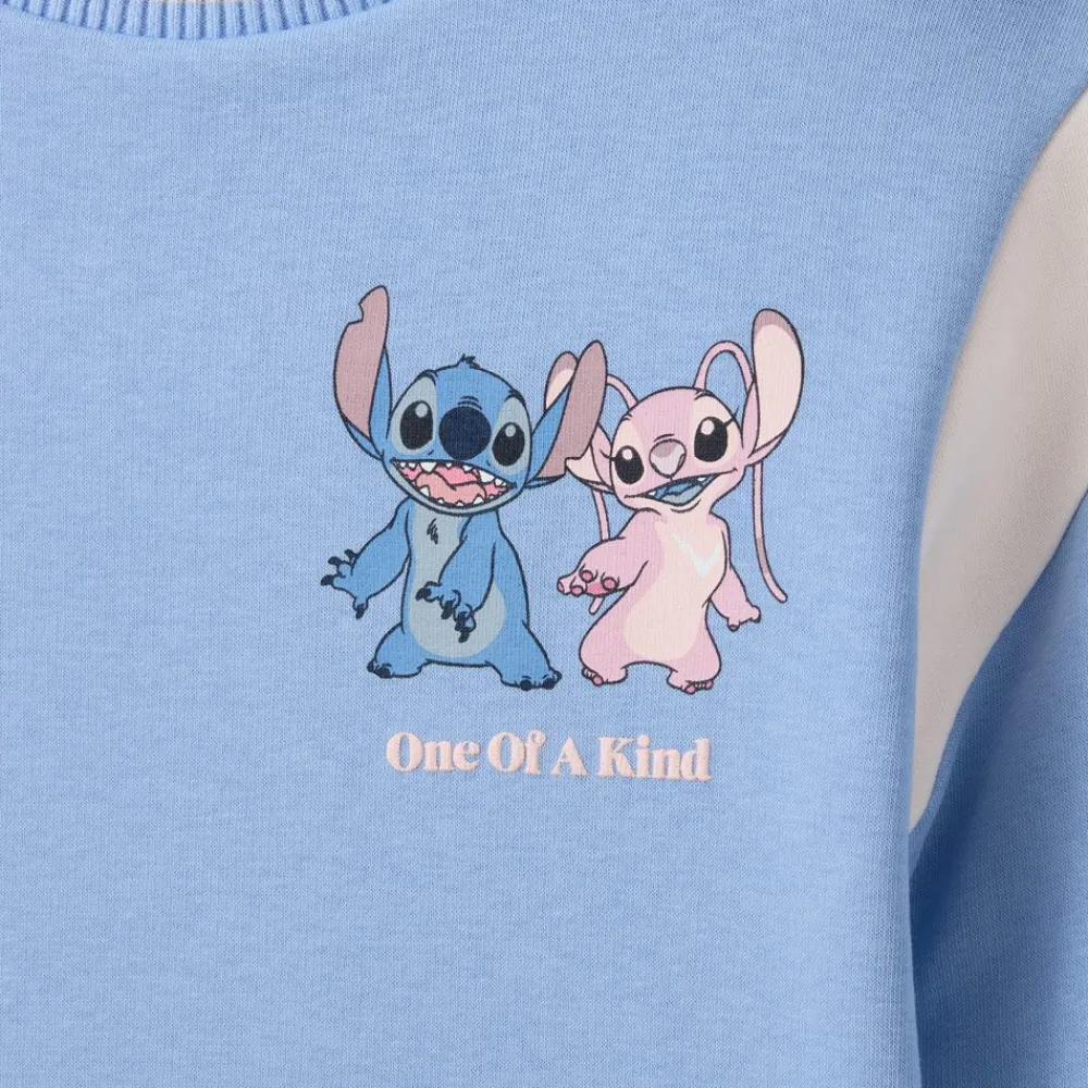 Hot Disney Store Robe sweatshirt Stitch et Angel pour enfants, Lilo & Stitch