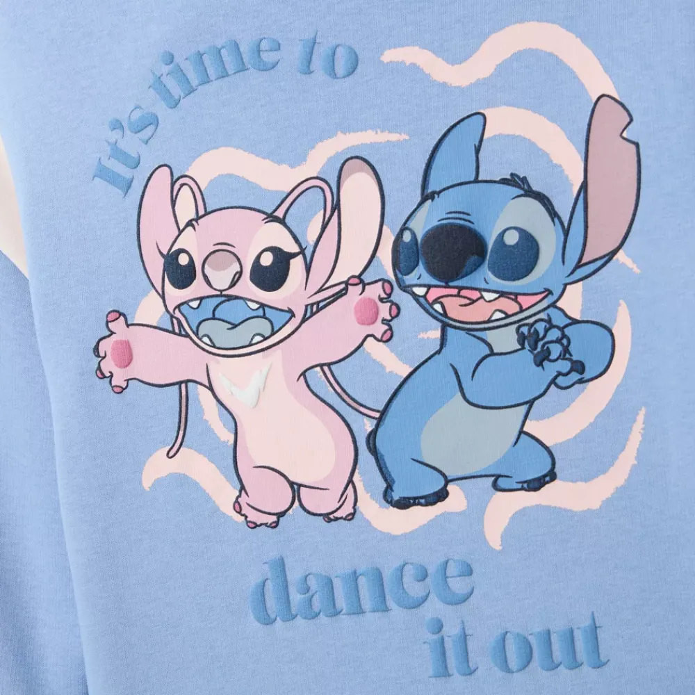 Hot Disney Store Robe sweatshirt Stitch et Angel pour enfants, Lilo & Stitch
