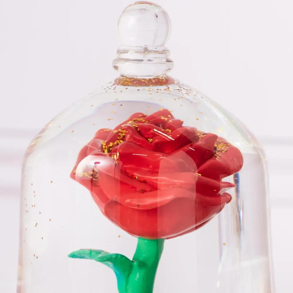 Disney Store Rose enchantée sous cloche, La Belle et la Bête