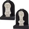 Hot Disney Store Serre-livres Bustes de Lucius et Lucrèce, The Haunted Mansion