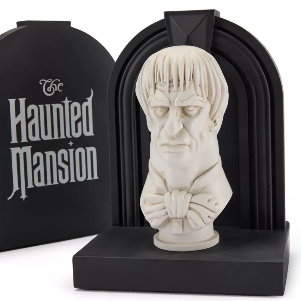 Hot Disney Store Serre-livres Bustes de Lucius et Lucrèce, The Haunted Mansion