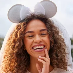 Discount Disney Store Serre-tête à oreilles de Minnie pour mariée