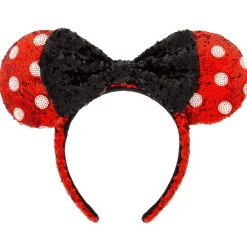 New Disney Store Serre-tête à oreilles de Minnie à pois avec sequins pour adultes