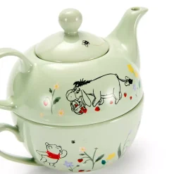 Sale Disney Store Service à thé individuel Bourriquet vert, Winnie l'Ourson