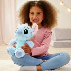 New Disney Store Simba Smoby Peluche Stitch Flopsie de taille moyenne, Lilo & Stitch, 25 cm
