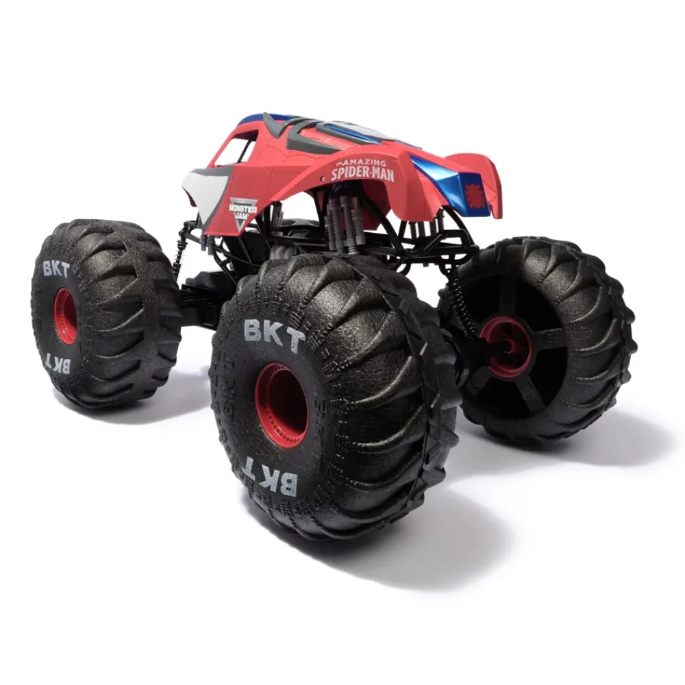 Online Disney Store Spinmaster Monster Jam Monster Truck télécommandé Marvel Spider-Man géant, tout-terrain, plus de 60 cm de long, échelle 1:6