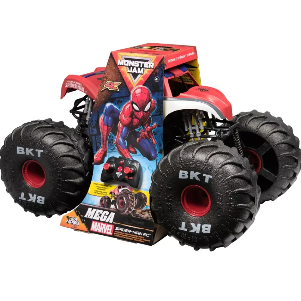 Online Disney Store Spinmaster Monster Jam Monster Truck télécommandé Marvel Spider-Man géant, tout-terrain, plus de 60 cm de long, échelle 1:6