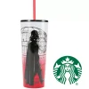 Hot Disney Store Starbucks Gobelet avec paille en acier inoxydable Dark Vador, Star Wars
