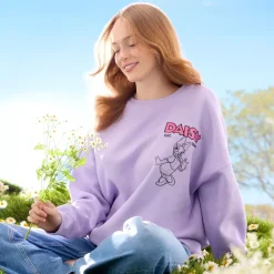 Hot Disney Store Sweat-shirt Daisy Duck pour femmes