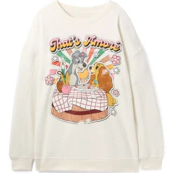 Discount Disney Store Sweat-shirt La Belle et le Clochard pour femmes