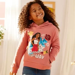 New Disney Store Sweatshirt Vaiana à capuche pour enfants, Vaiana 2