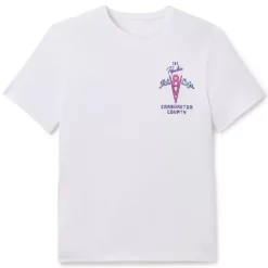 Discount Disney Store T-shirt Café V8 de Flo blanc pour adultes, Disney Pixar Cars