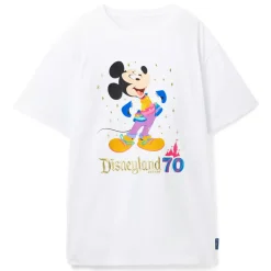 New Disney Store T-shirt Mickey 70e anniversaire de Disneyland Resort pour adultes