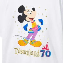 New Disney Store T-shirt Mickey 70e anniversaire de Disneyland Resort pour adultes