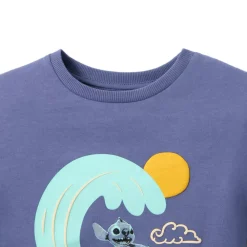 Discount Disney Store T-shirt Stitch bleu pour enfants, Lilo & Stitch (2025)