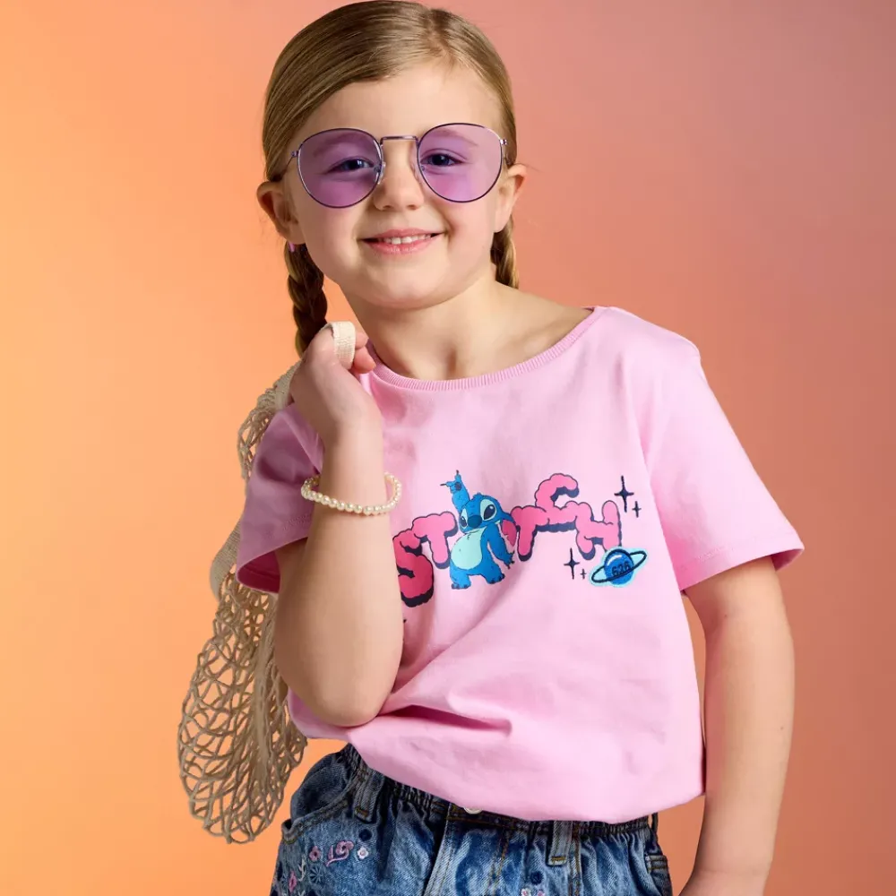 Hot Disney Store T-shirt Stitch pour enfants, Lilo & Stitch